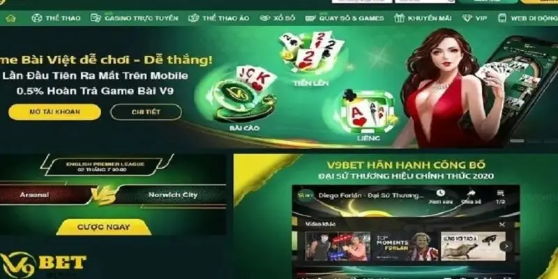 Sản phẩm nổi bật trong danh mục cá cược tại v9bet com